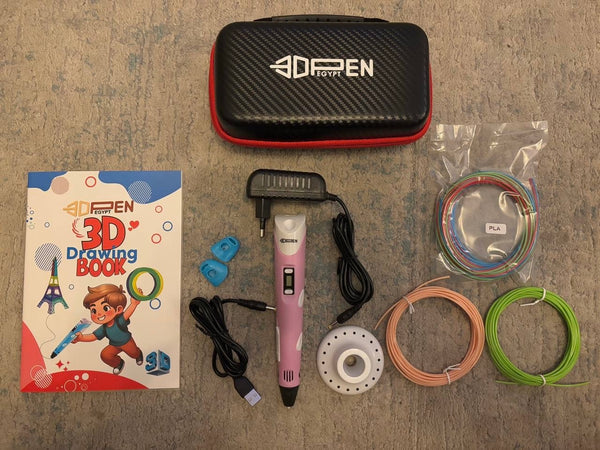 طقم قلم ثلاثي الأبعاد _ مجموعة أقلام ثلاثية الأبعاد