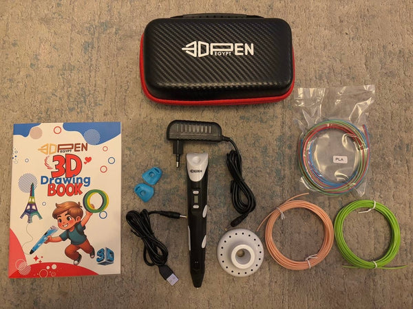 طقم قلم ثلاثي الأبعاد _ مجموعة أقلام ثلاثية الأبعاد