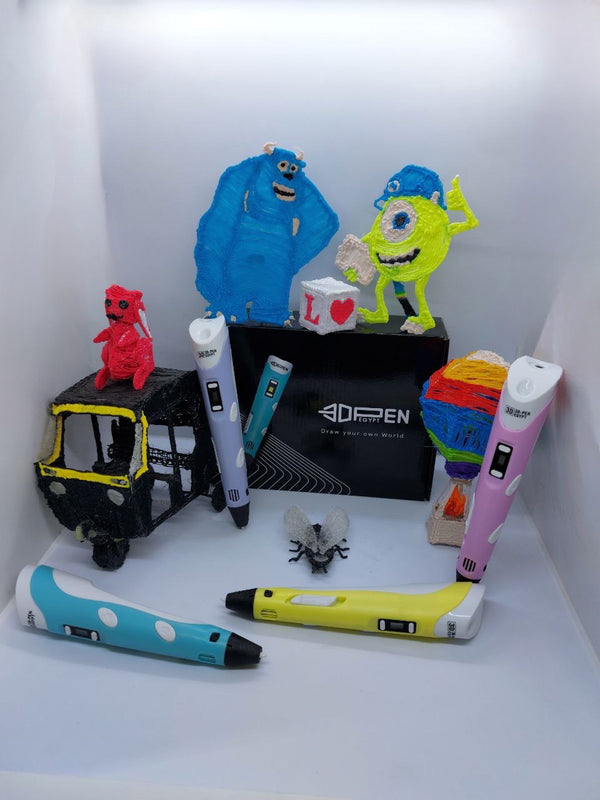 طقم قلم ثلاثي الأبعاد _ مجموعة أقلام ثلاثية الأبعاد