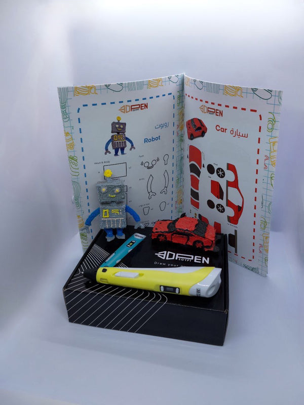 طقم قلم ثلاثي الأبعاد _ مجموعة أقلام ثلاثية الأبعاد