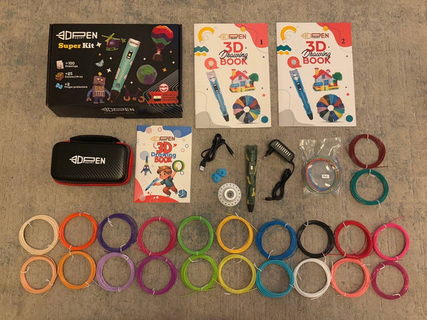 3D Pen Super Kit _ مجموعة أقلام ثلاثية الأبعاد احترافية